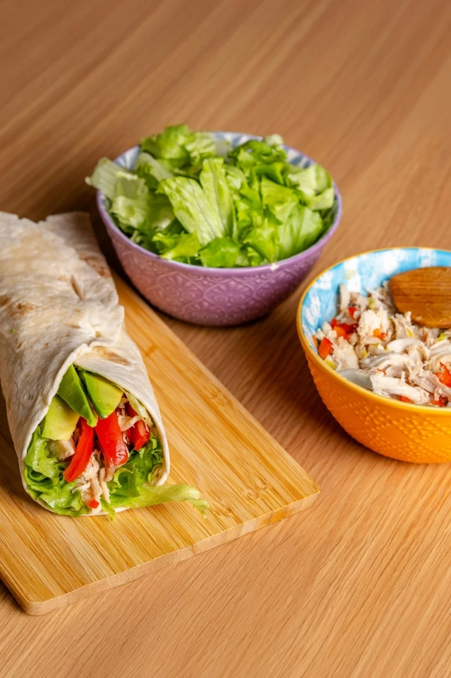 Chicken and Avocado Tortilla Wrap