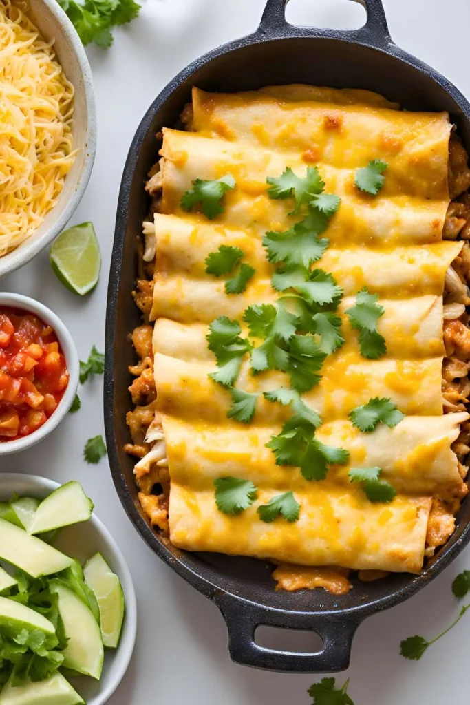 Chicken and Cheese Enchiladas