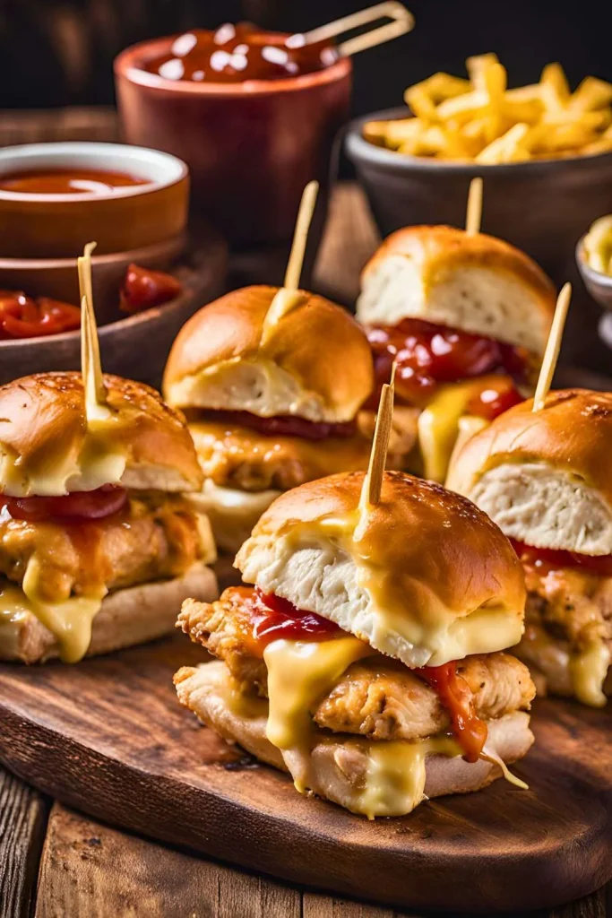 Chicken and Cheese Sliders