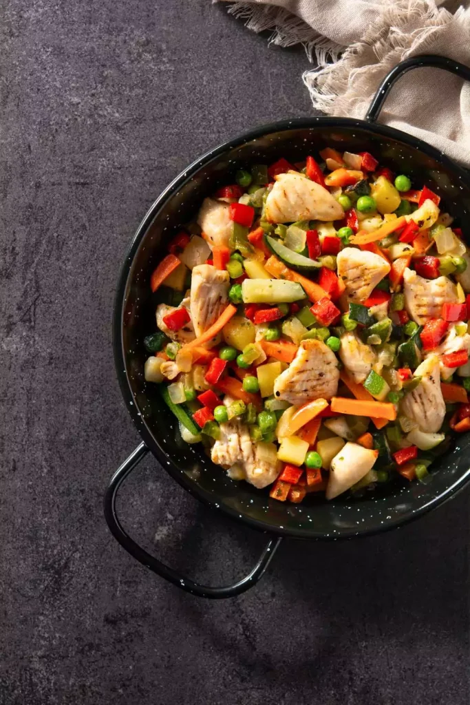 Chicken and Potato Stir-Fry