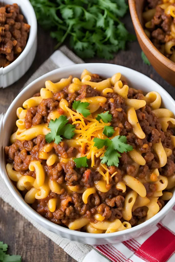 Chili Mac with Ground Beef