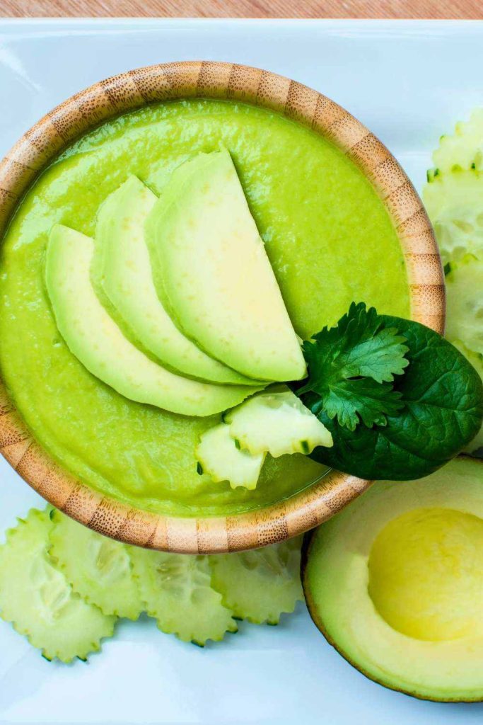 Chilled Avocado & Cucumber Soup