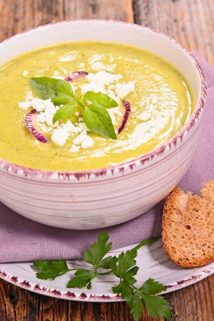 Chilled Zucchini Soup (Soupe de Courgette Froid)