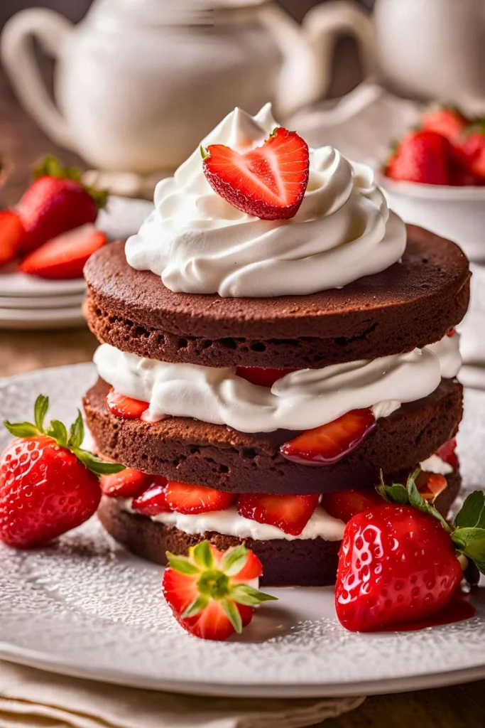 Chocolate Strawberry Shortcake