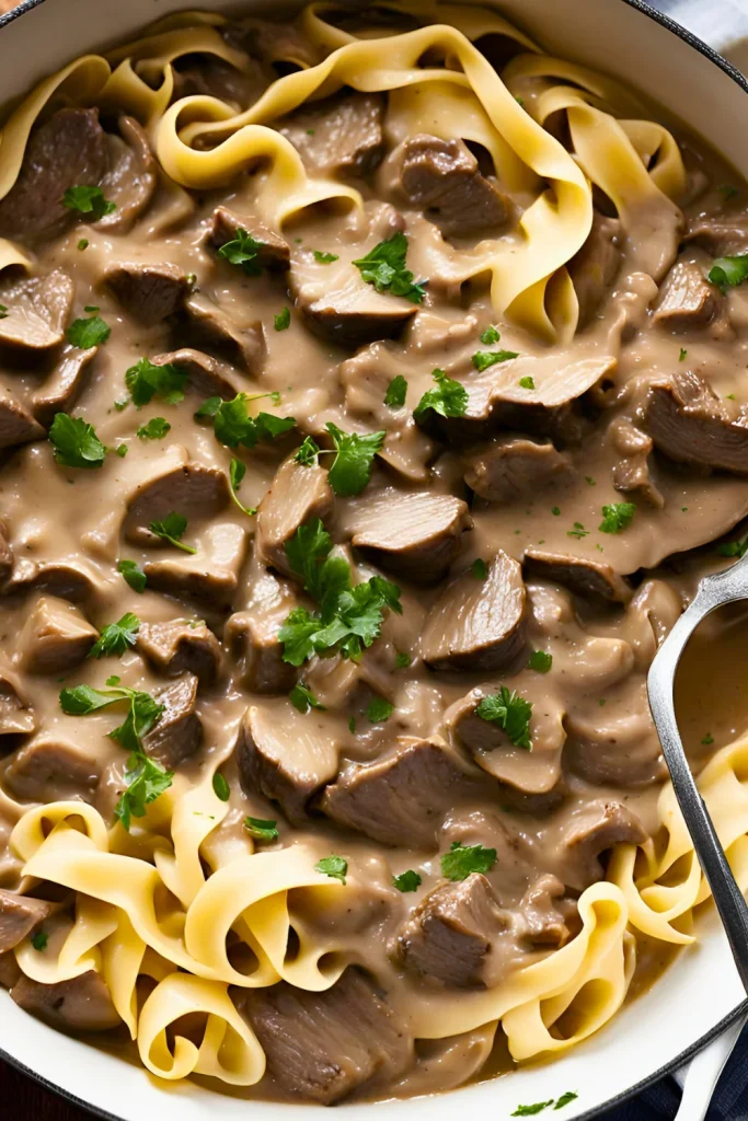 Chuck Roast Stroganoff