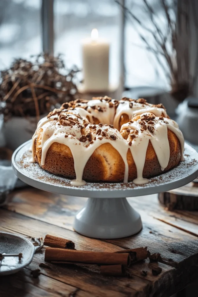 Cinnamon Roll Cake