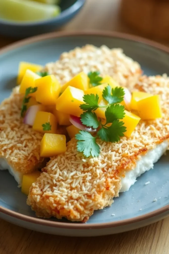 Coconut-Crusted Mahi Mahi