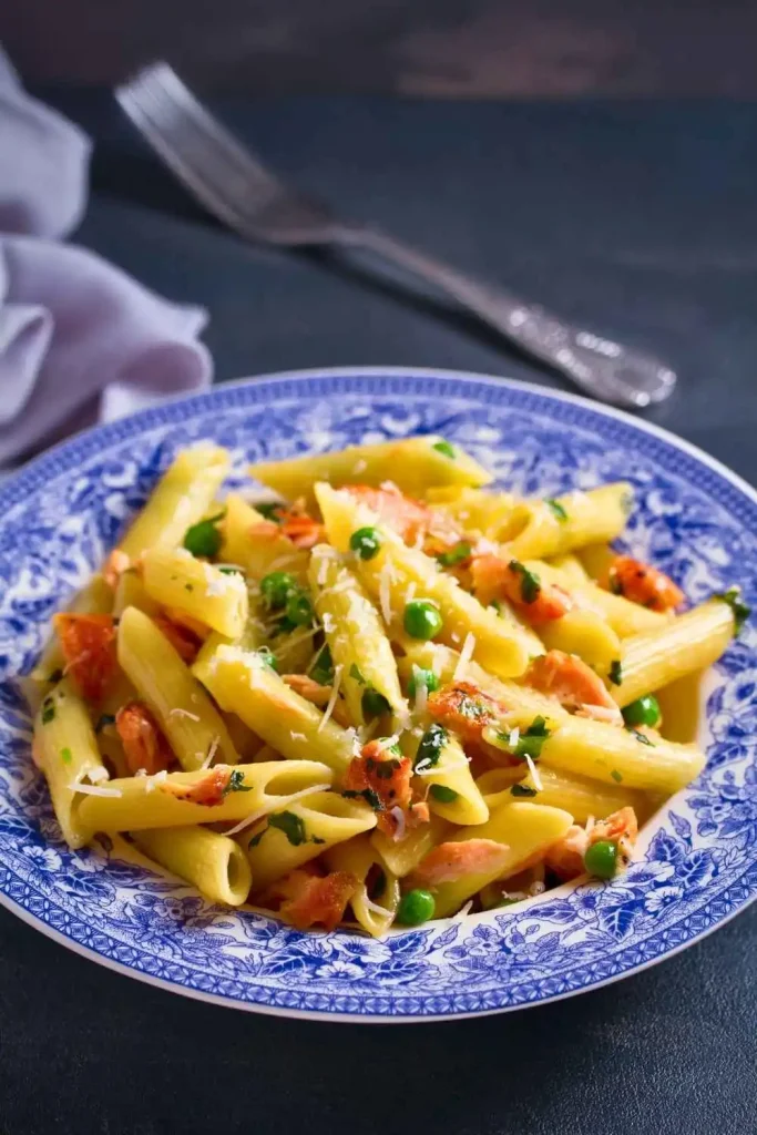  Creamy Pasta With Pancetta And Peas