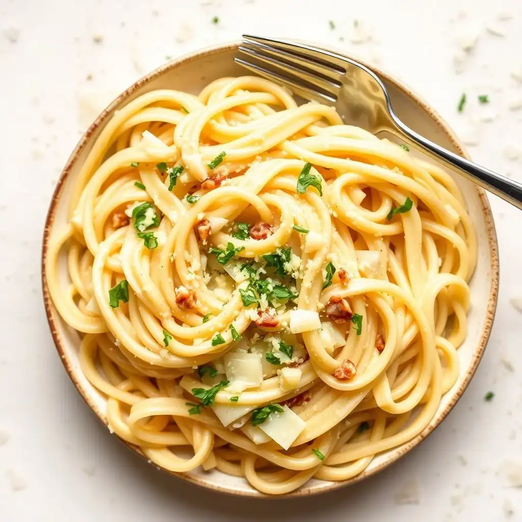 Creamy Garlic Parmesan Pasta