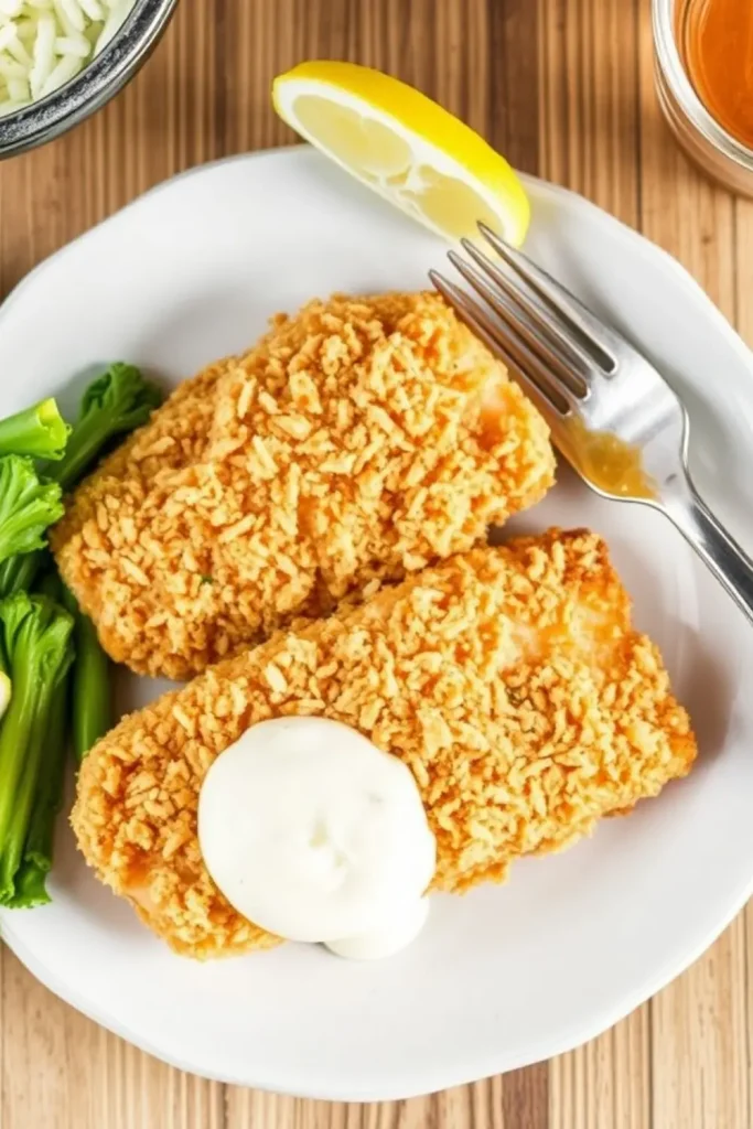 Crispy Panko-Crusted Halibut