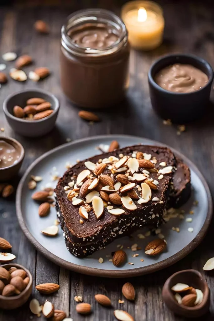 Dark Chocolate and Almond Butter Toast