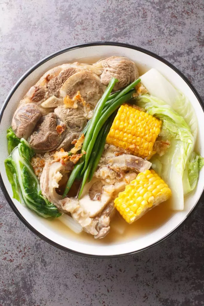 Filipino Bulalo (Beef Bone Marrow Soup)