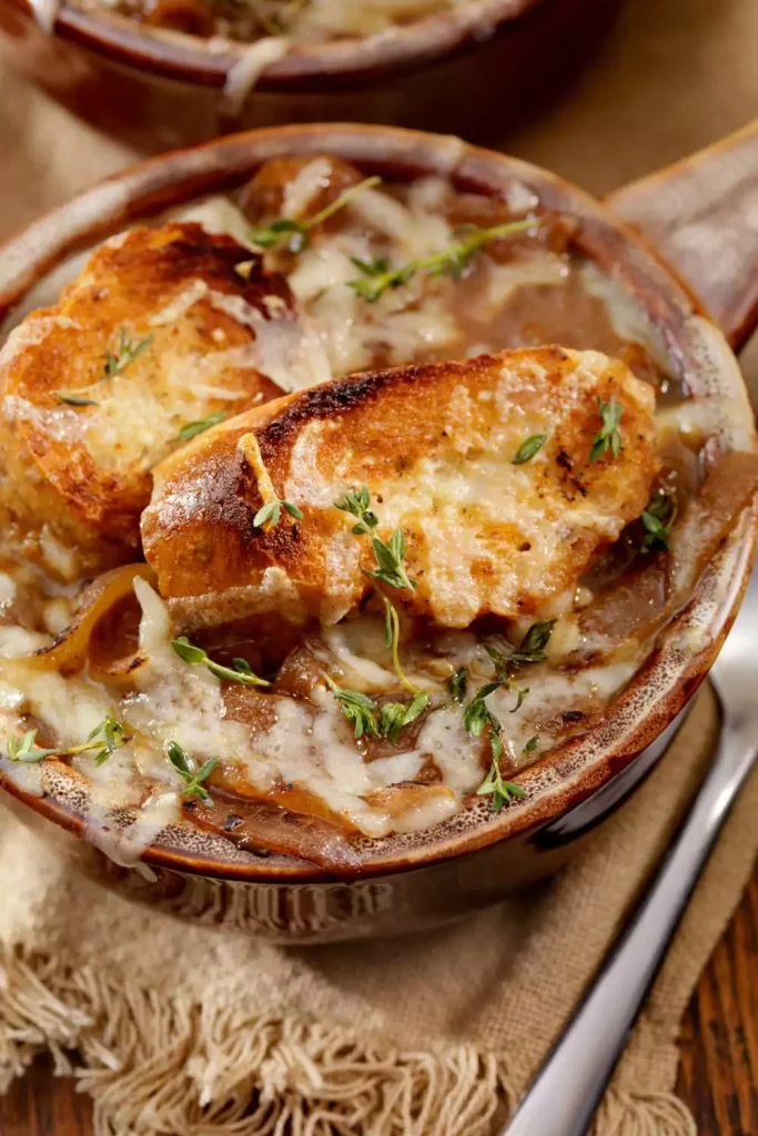 French Onion Beef Soup