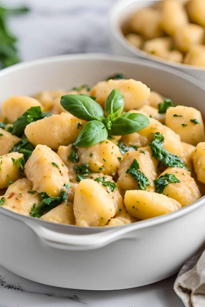 Garlic Butter Chicken Gnocchi