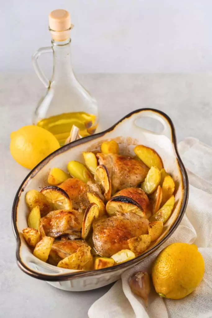 Garlic Butter Chicken and Potatoes Skillet