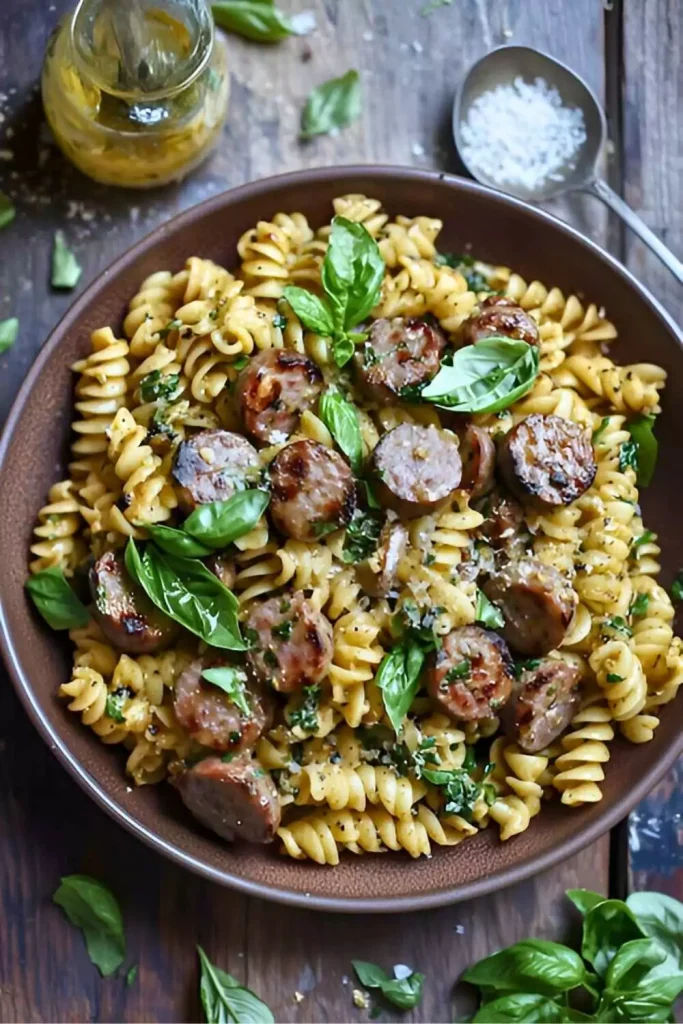 Garlic Butter Sausage Pasta