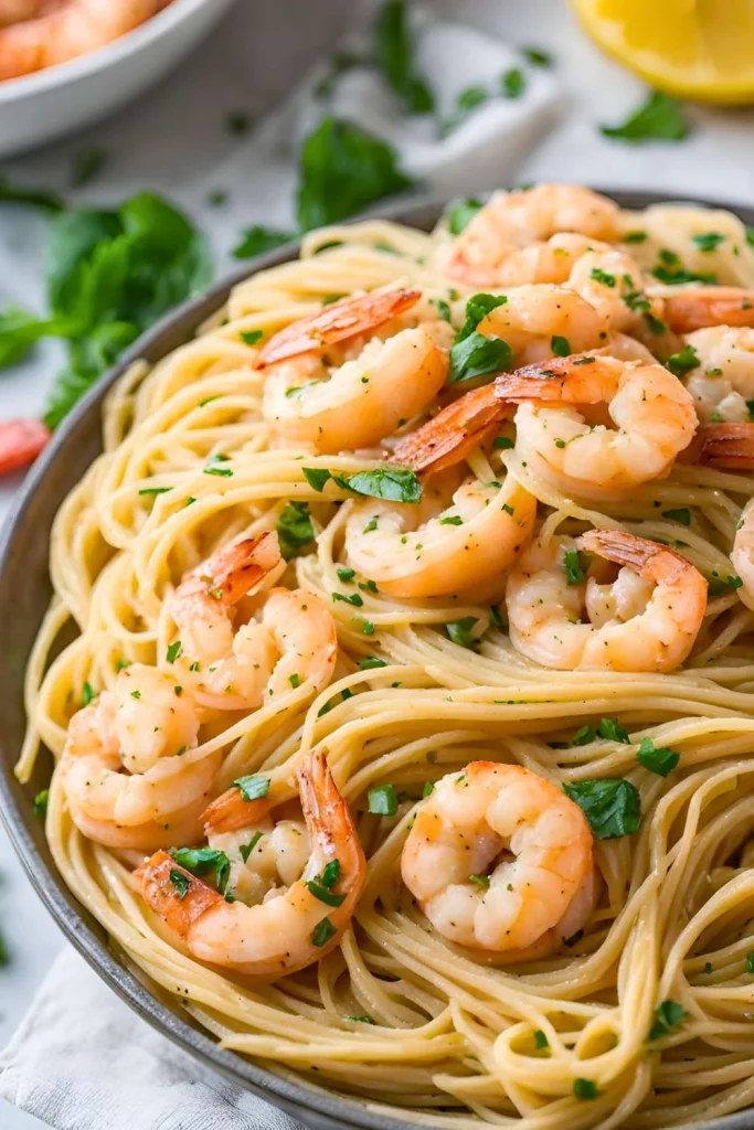 Garlic Butter Shrimp Pasta