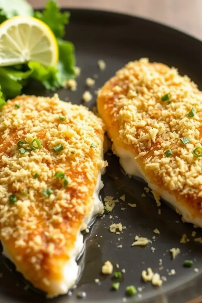 Garlic Parmesan Crusted Tilapia