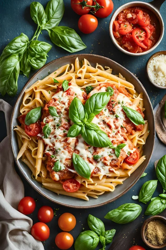 Gluten-Free Chicken Parmesan Pasta