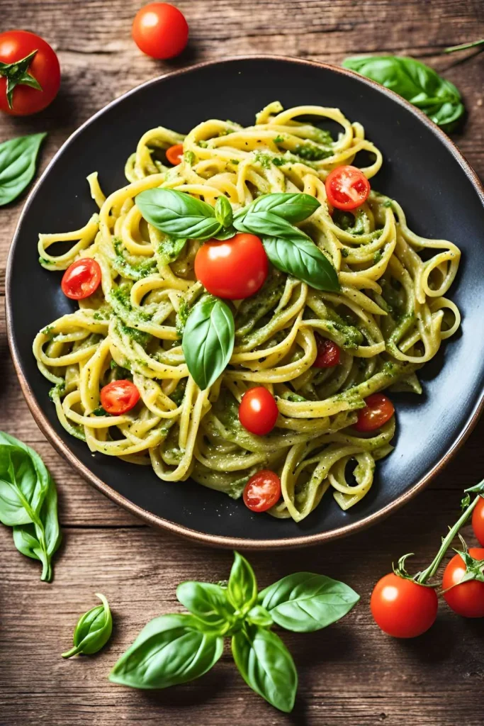 Gluten-Free Pesto Pasta