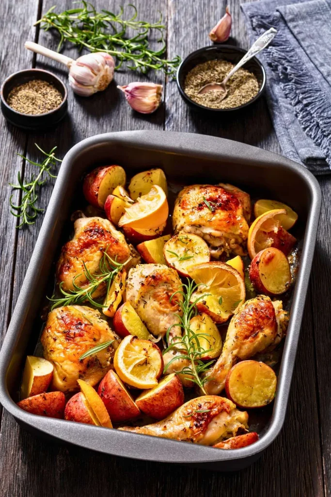 Greek Lemon Chicken with Potatoes