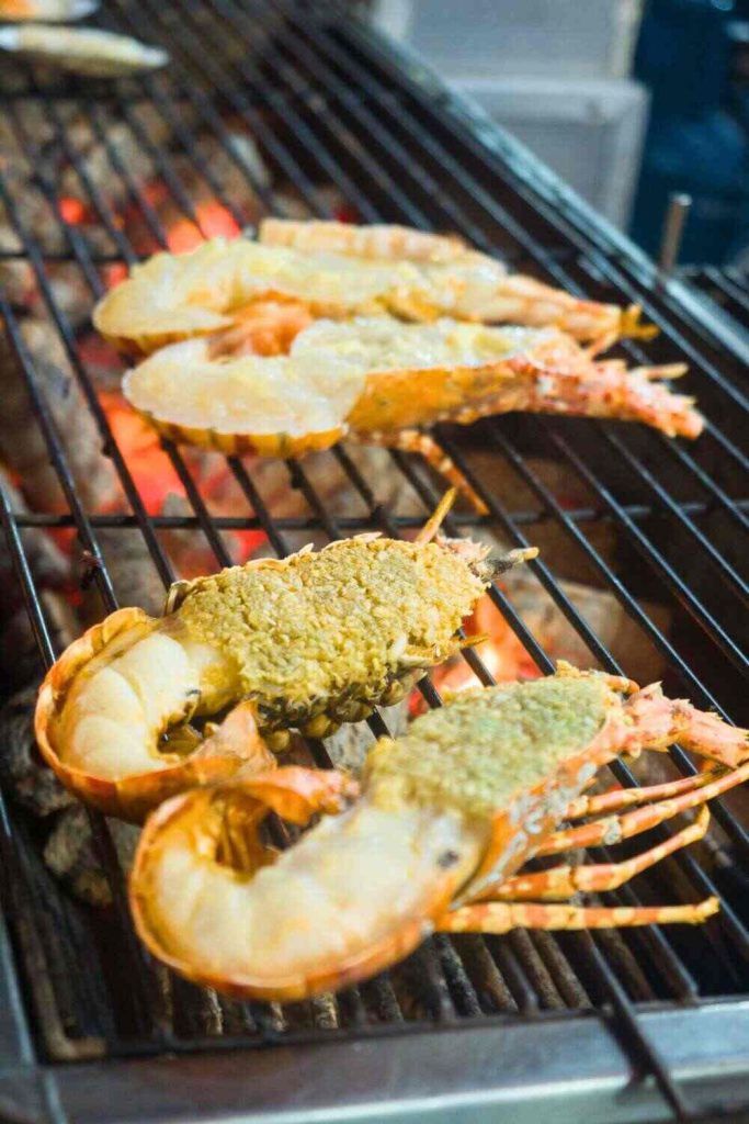 Grilled Lobster with Garlic Butter