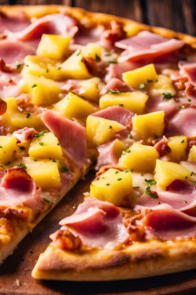 Ham and Pineapple Pizza