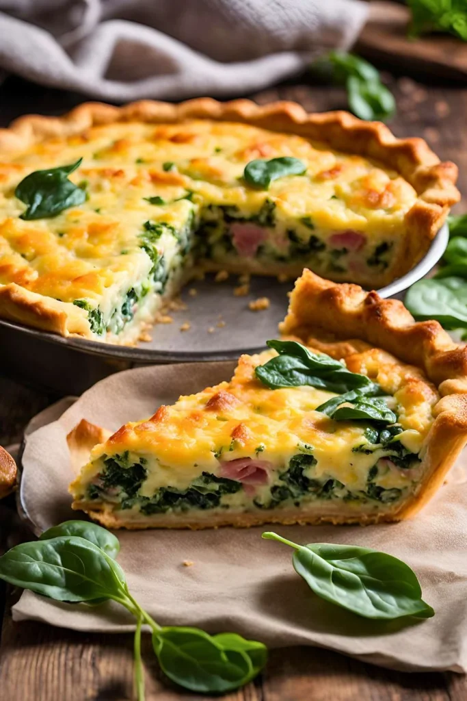 Ham and Spinach Quiche