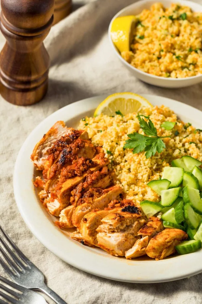 Harissa-Spiced Chicken with Couscous