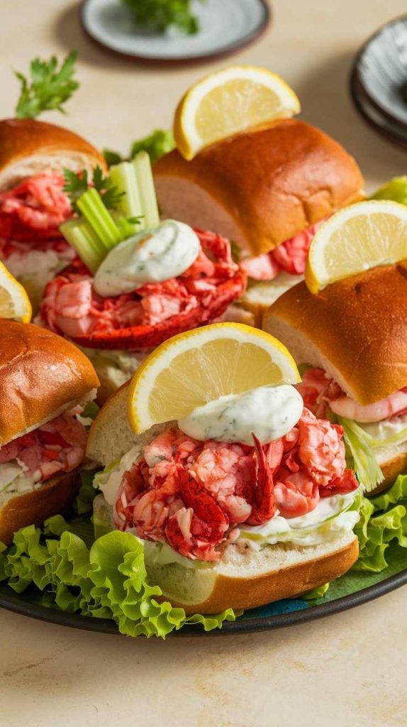 Hawaiian Roll Lobster Sliders