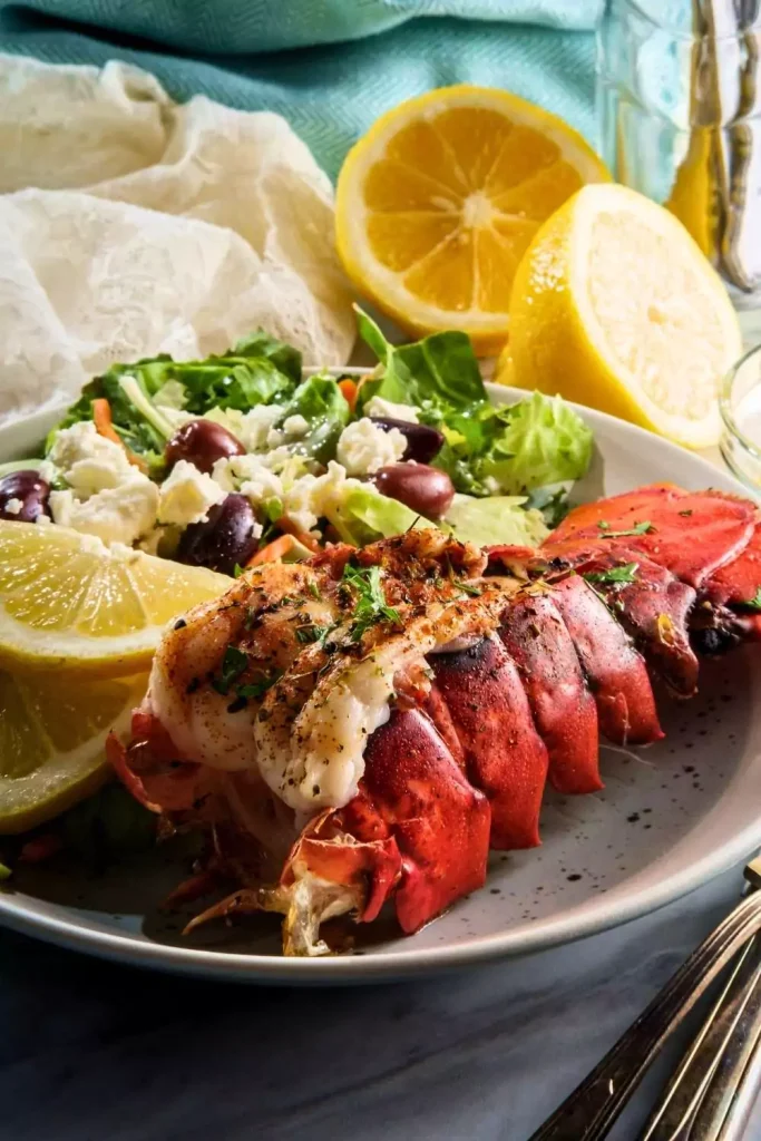 Homemade Lobster Tail with Garlic Butter