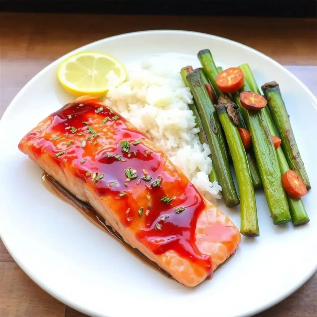 Honey Garlic Glazed Salmon