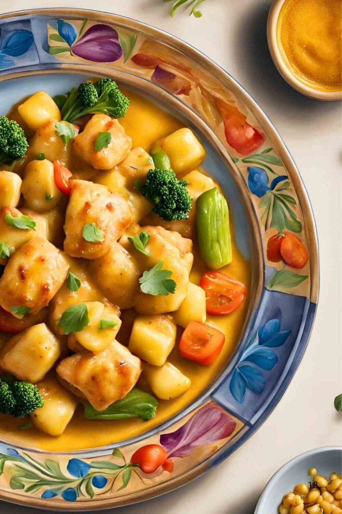 Honey Mustard Chicken Gnocchi