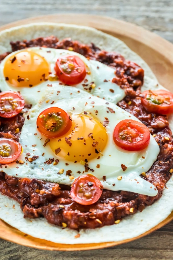 Huevos Rancheros with Soft Tortillas