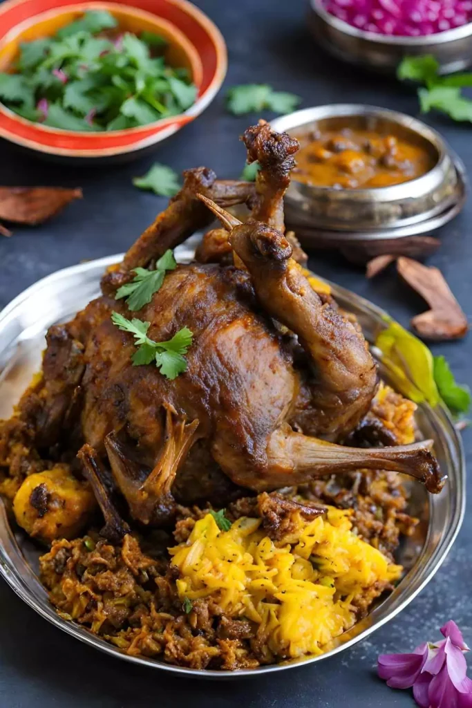 Indian-Style Mutton Bird Roast