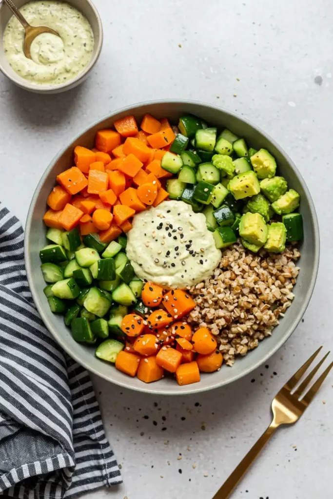 Leftover Vegetable Grain Bowl