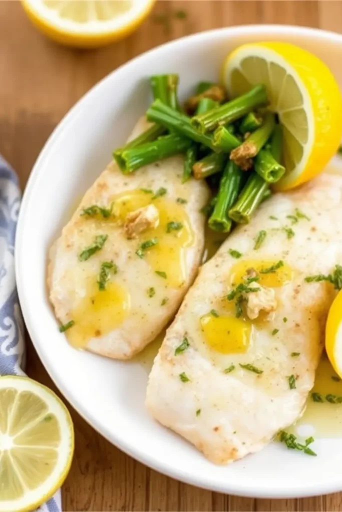 Lemon Garlic Butter Tilapia