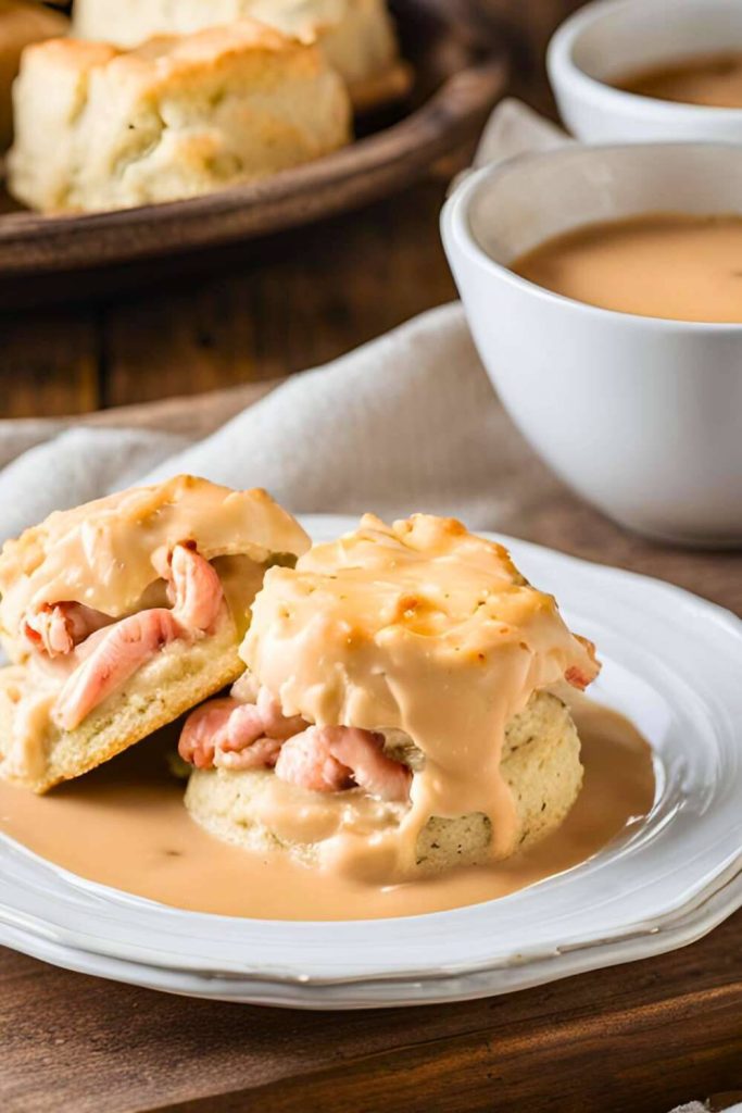 Lobster Biscuits and Gravy