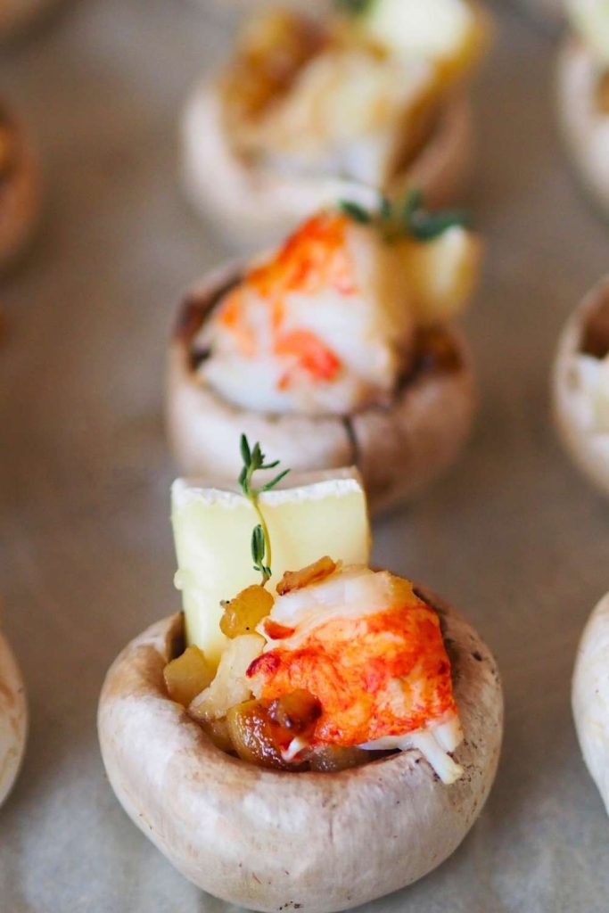 Lobster Stuffed Mushrooms