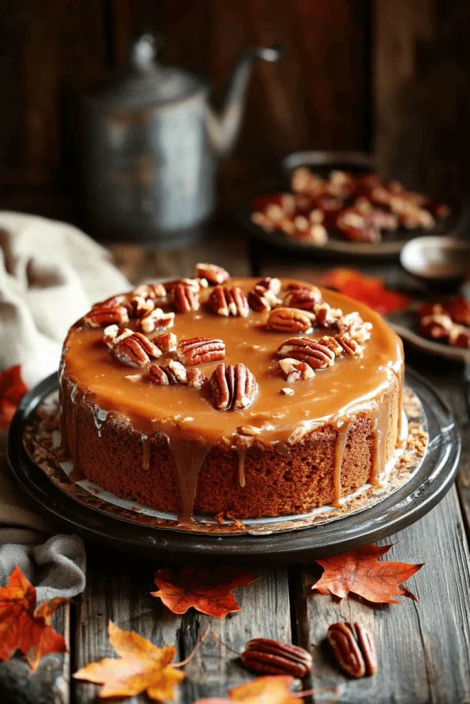 Maple Pecan Cake