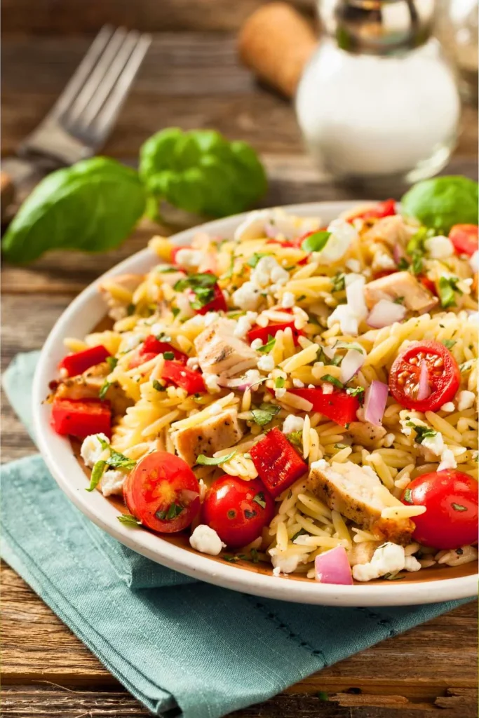 Mediterranean Chicken and Orzo