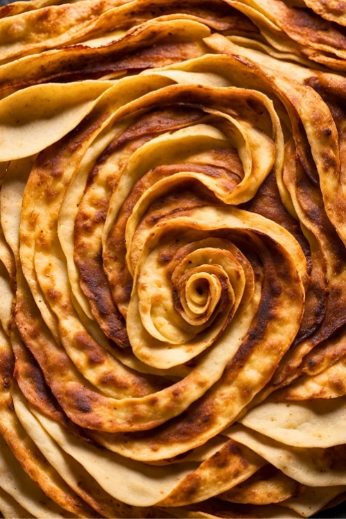 Mexican Tortilla Flatbread Swirl