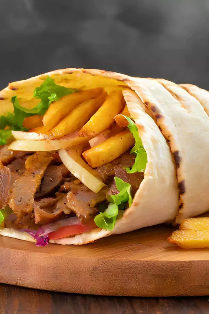 Mutton Döner Kebab (Kuzu Döner)