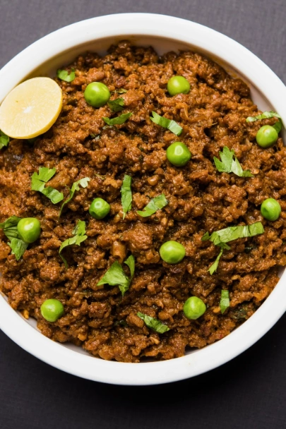 Mutton Keema with Peas