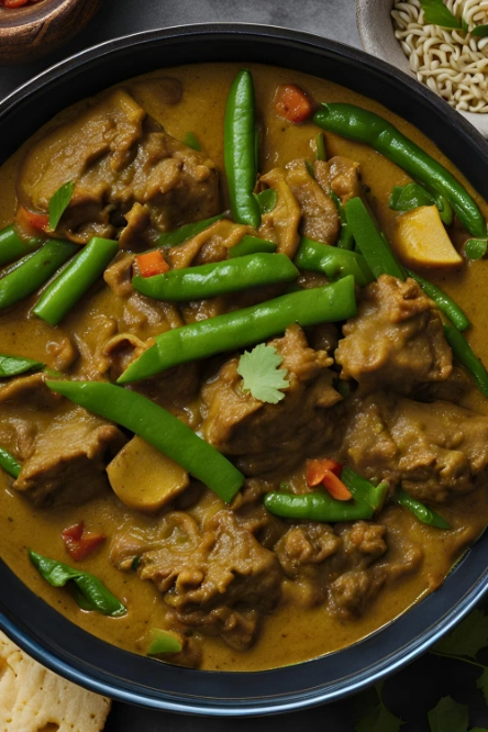 Mutton and Green Bean Curry