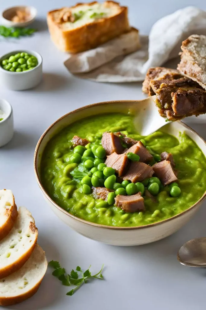 Mutton and Pea Puree