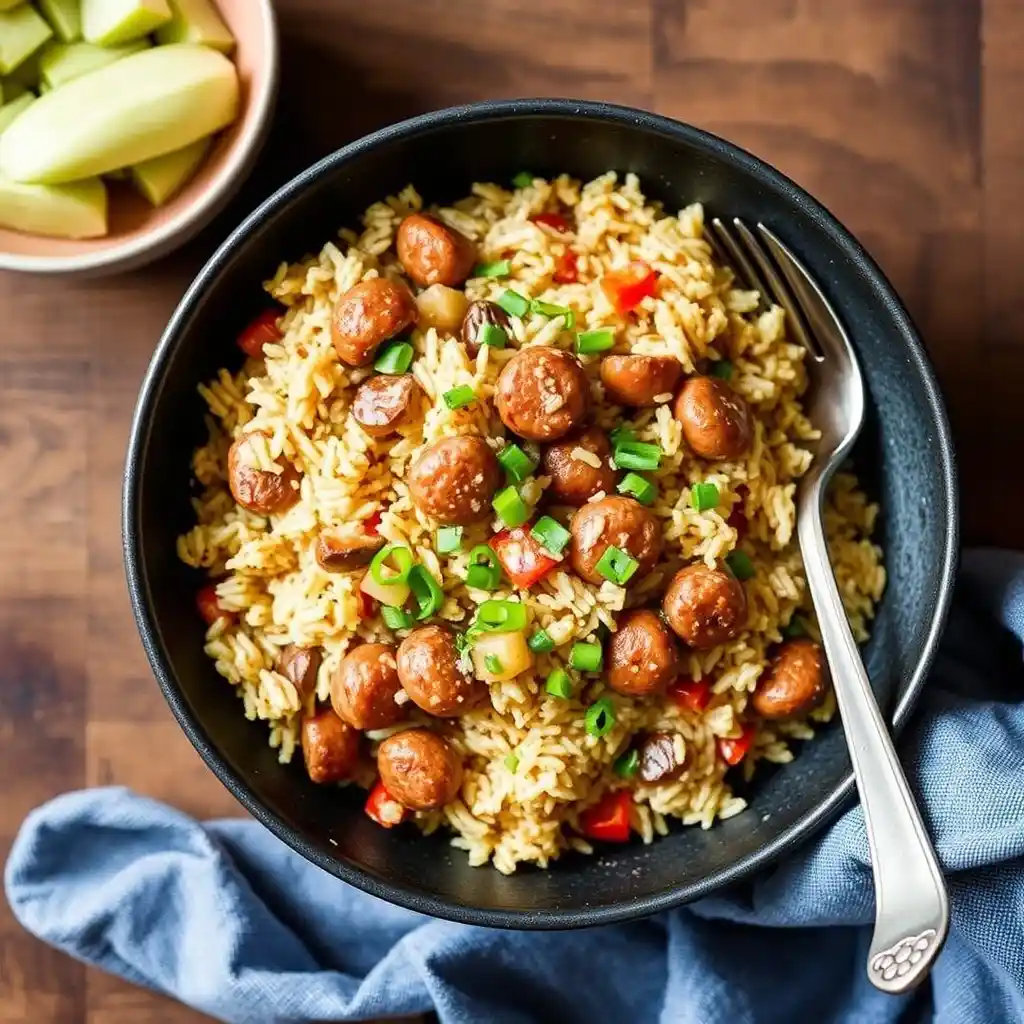 One-Pot Sausage & Rice