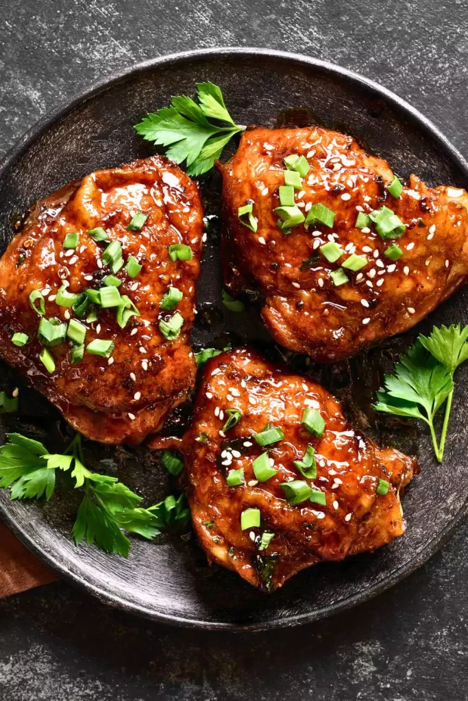 Oven-Fried Honey Garlic Chicken