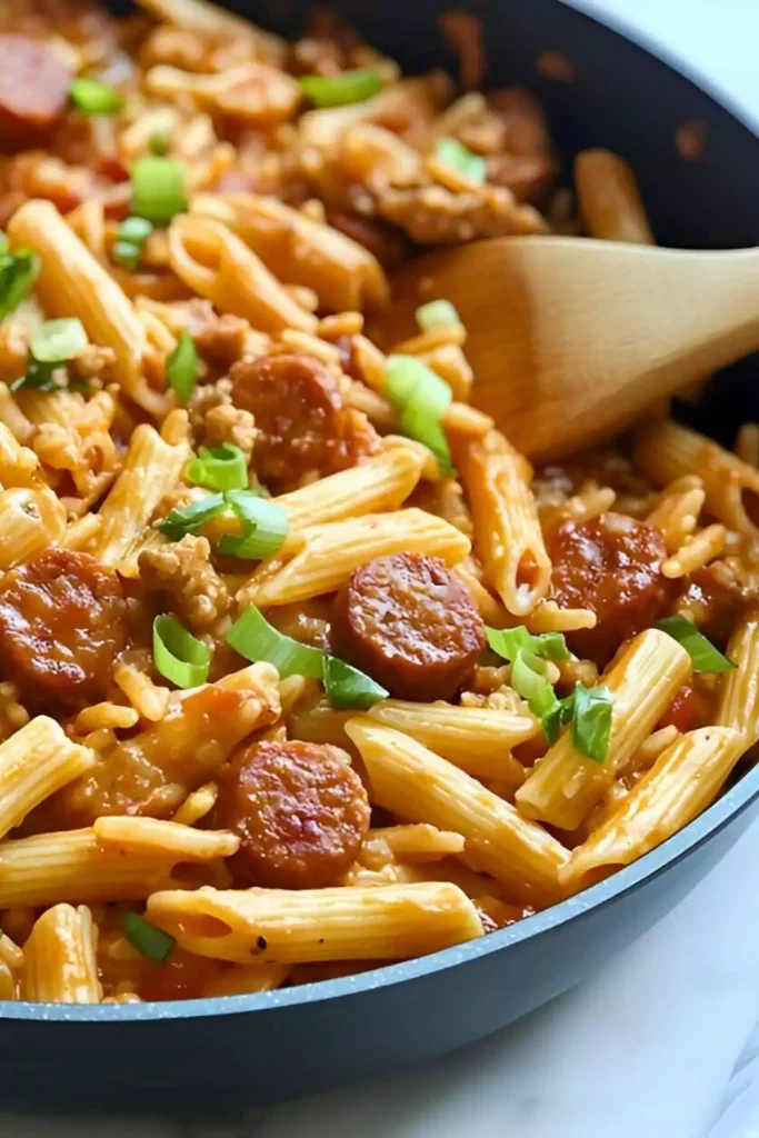 Pasta with Ground Italian Sausage