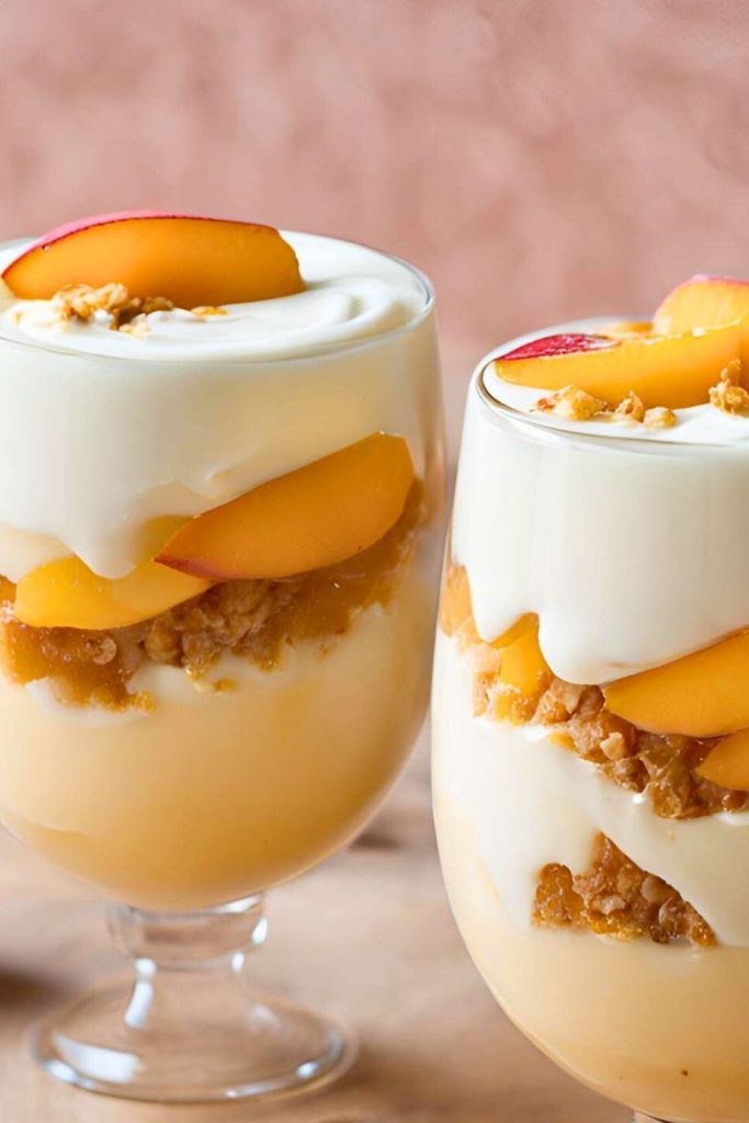 Peach & Honey Yogurt Mousse